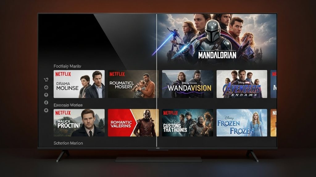 넷플릭스 디즈니플러스 콘텐츠 라인업 이미지